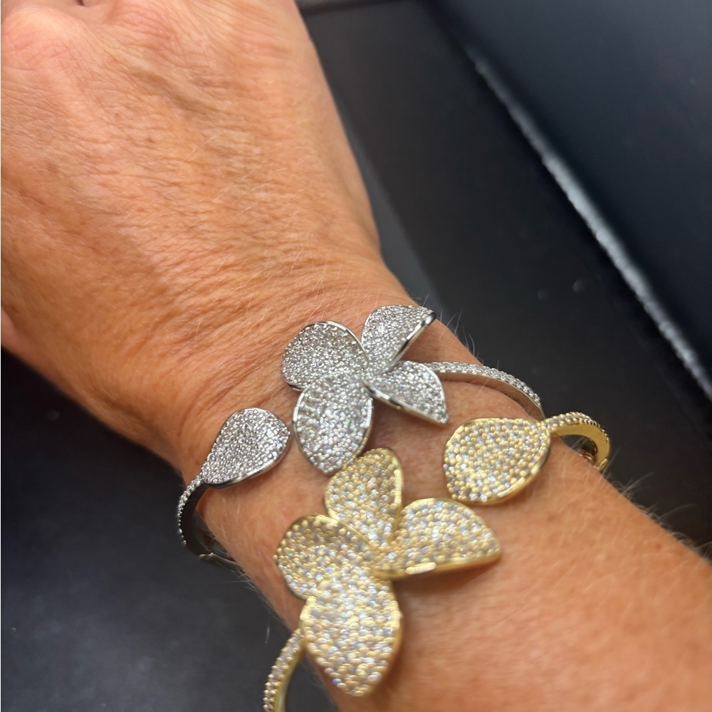 Gold Sterling Silver Butterfly Bracelet 149 each